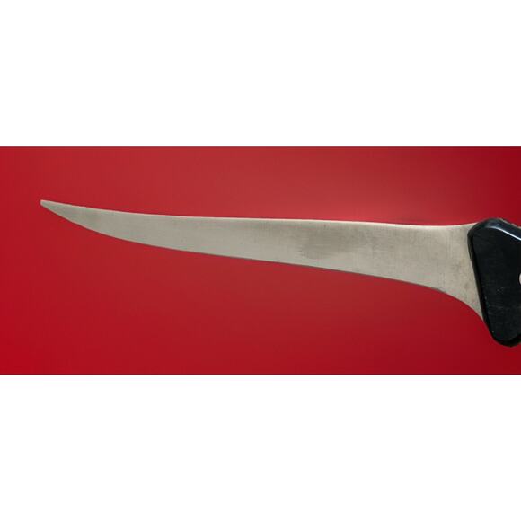 Vtg Vernco Black Angus II AUS-8 Fixed 6.75” Blade Fillet Boning Hunting Knife - Picture 7 of 9